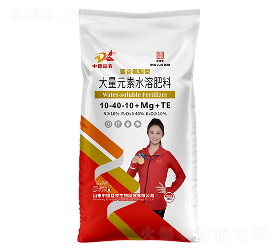 聚谷氨酸型大量元素水溶肥料10-40-10+Mg+TE-云冠石